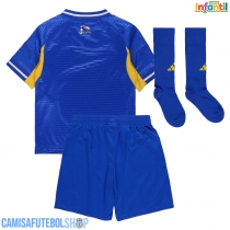 Camisa de time de futebol Leeds United Replicas 2º Equipamento Infantil 2025-26 Manga Curta (+ Calças curtas)